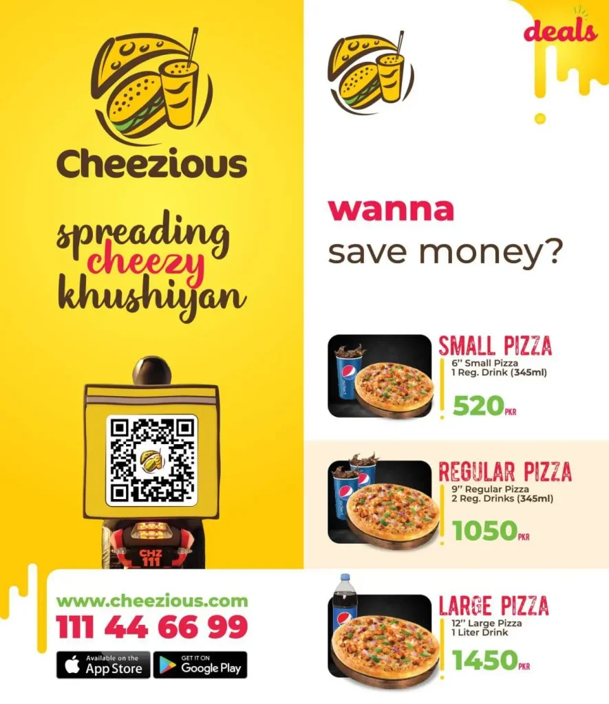 Cheezious menu 3
