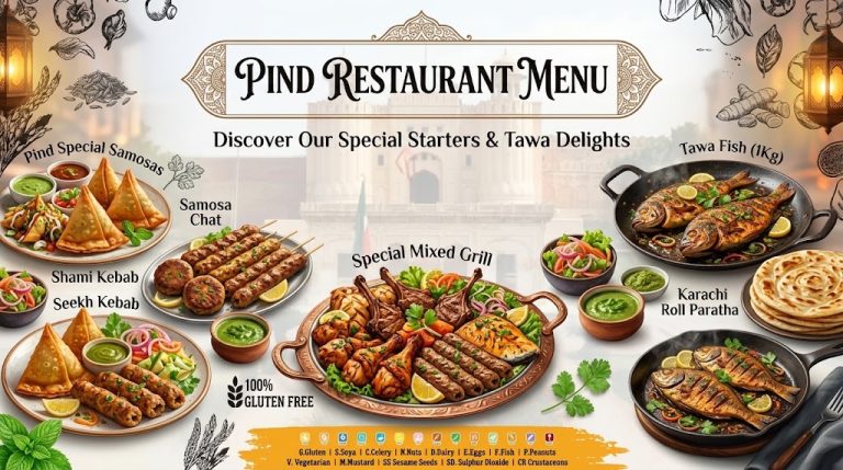 Pind Restaurant Menu