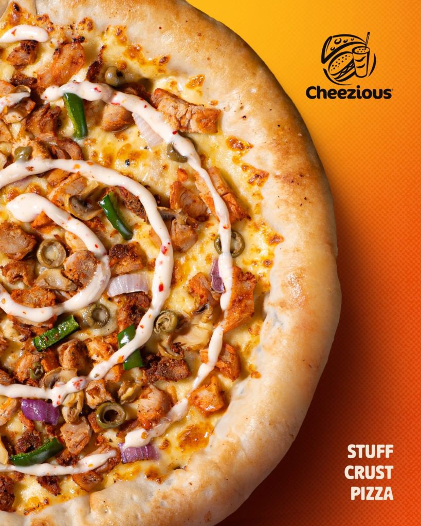 cheezious stuff crust pizza
