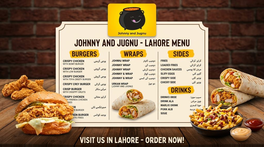 Johnny & Jugnu Menu
