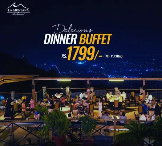 La Montana Restaurant dinner buffet