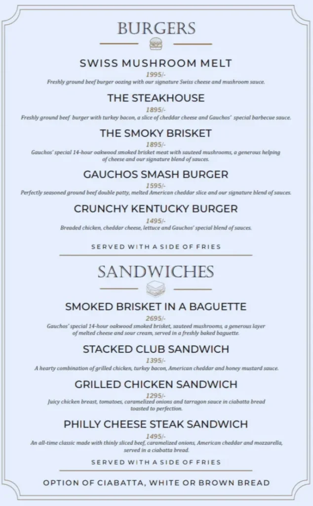 Gauchos Steak House canva Menu 6 11zon
