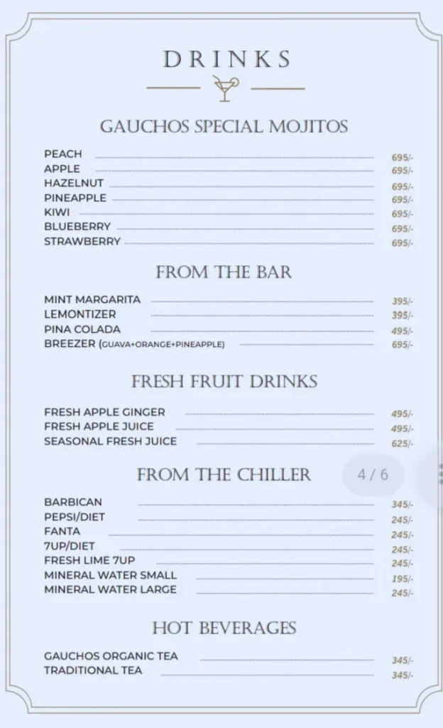 Gauchos Steak House canva Menu 7 11zon