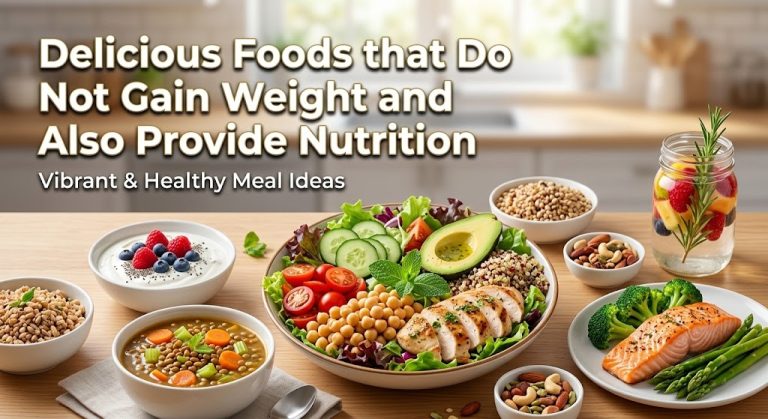 Delicious foods that do not gain weight and also provide nutrition