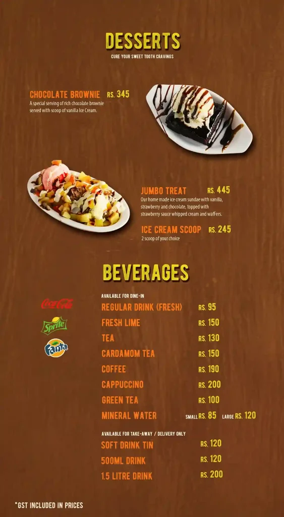 desserts